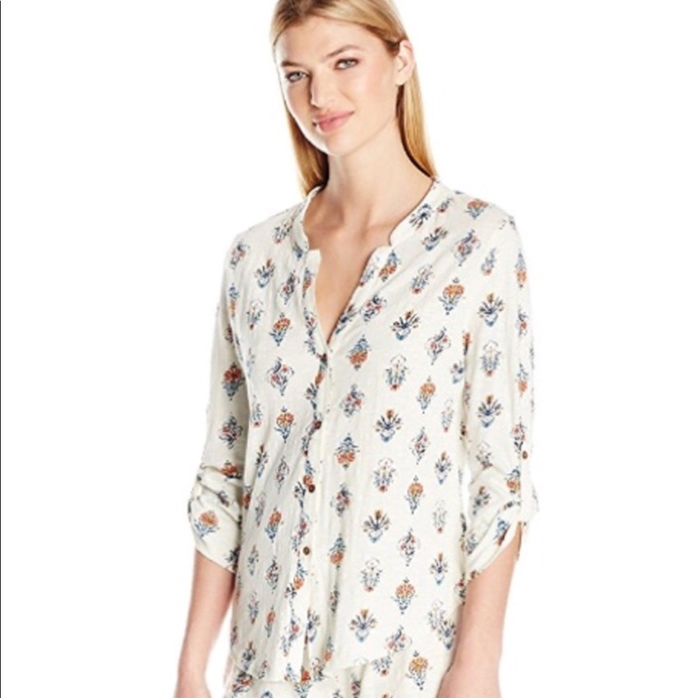 Lucky Brand 100% Cotton Blouse